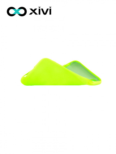Накладка задняя Xivi для APPLE iPhone XR, Silicon Case, силикон, матовая, №61, цвет салатовый 6