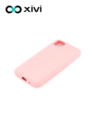 Накладка задняя Xivi для HUAWEI Y5P 2020 HONOR9S, Silicon Case, силикон, матовая, №19, цвет розовый 3