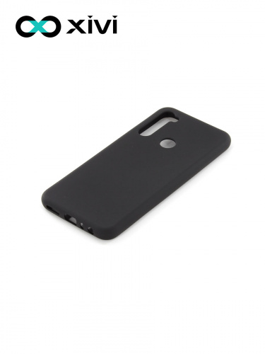 Накладка задняя Xivi для XIAOMI Redmi Note 8T, Silicon Case, силикон, матовая, №1, цвет чёрный 3