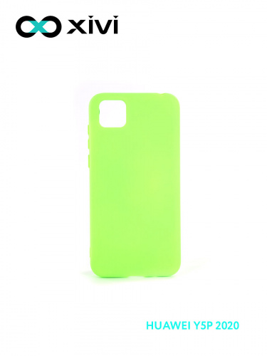 Накладка задняя Xivi для HUAWEI Y5P 2020 HONOR9S, Silicon Case, силикон, матовая, №61, цвет салатовый 1