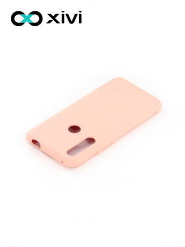 Накладка задняя Xivi для HUAWEI Y9 PRIME P SMART Z, Silicon Case, силикон, матовая, №30, цвет розовый 4