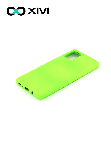 Накладка задняя Xivi для SAMSUNG Galaxy A31, Silicon Case, силикон, матовая, №61, цвет салатовый 3
