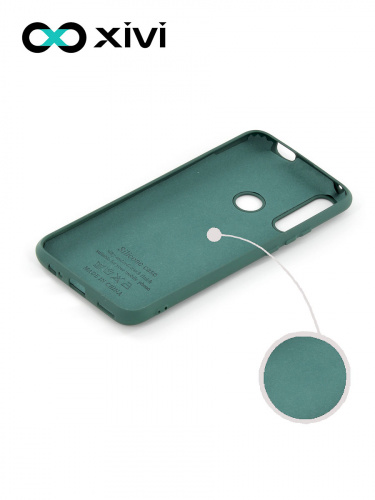 Накладка задняя Xivi для HUAWEI Y9 PRIME P SMART Z, Silicon Case, силикон, матовая, №46, цвет изумрудный 2