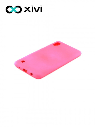 Накладка задняя Xivi для SAMSUNG Galaxy A10 A105, Silicon Case, силикон, матовая, №33, цвет розовый 3