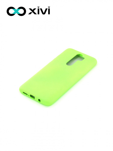 Накладка задняя Xivi для XIAOMI REDMI NOTE 8 PRO, Silicon Case, силикон, матовая, №61, цвет салатовый 3