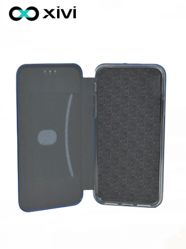 Чехол-книжка Xivi для APPLE iPhone 11 Pro Max, Fashion Case, на магните, экокожа, цвет темно-синий 4