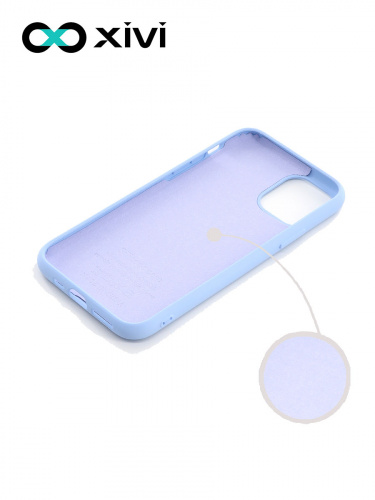 Накладка задняя Xivi для APPLE iPhone 11 Pro, Silicon Case, силикон, матовая, №42, цвет сиреневый 2