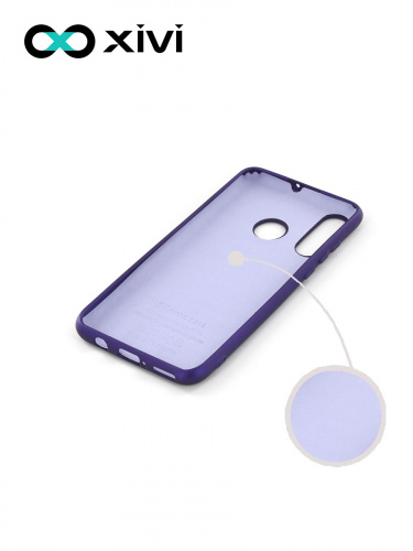 Накладка задняя Xivi для HUAWEI P30 Lite Nova 4E, Silicon Case, силикон, матовая, №17, цвет фиолетовый 2