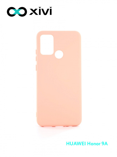Накладка задняя Xivi для HUAWEI Honor 9A, Silicon Case, силикон, матовая, №39, цвет бежевый 1
