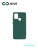 Накладка задняя Xivi для SAMSUNG Galaxy A21S, Silicon Case, силикон, матовая, №46, цвет изумрудный 1