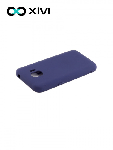 Накладка задняя Xivi для SAMSUNG Galaxy J2 2018 J250G, Silicon Case, силикон, матовая, №2, цвет индиго, тёмный 4