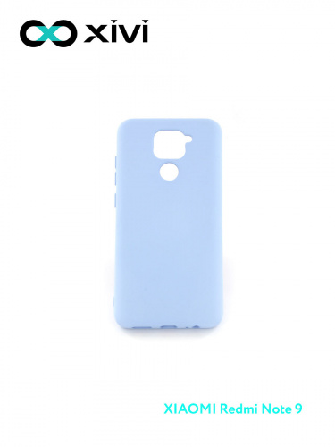 Накладка задняя Xivi для XIAOMI REDMI NOTE 9, Silicon Case, силикон, матовая, №42, цвет сиреневый 1
