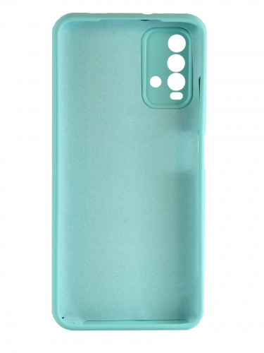 Накладка задняя для XIAOMI Redmi 9T, Soft Touch, 2 мм, силикон, цвет: бирюзовый