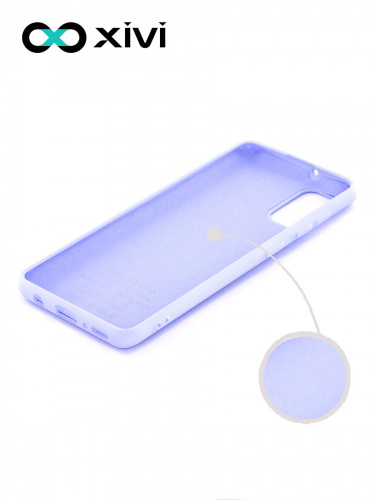 Накладка задняя Xivi для SAMSUNG Galaxy A41, Silicon Case, силикон, матовая, №11, цвет лавандовый 2