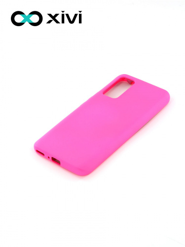 Накладка задняя Xivi для HUAWEI Honor 30 , Silicon Case, силикон, матовая, №33, цвет розовый 3