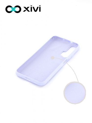 Накладка задняя Xivi для HUAWEI HONOR 20 PRO, Silicon Case, силикон, матовая, №11, цвет лавандовый 2
