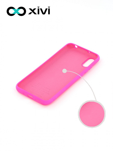 Накладка задняя Xivi для XIAOMI Redmi 9A, Silicon Case, силикон, матовая, №64, цвет фуксия 2