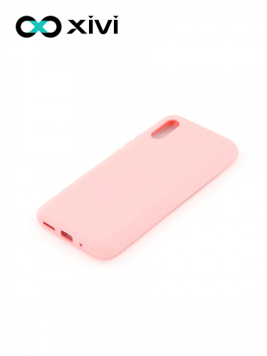 Накладка задняя Xivi для XIAOMI Redmi 9A, Silicon Case, силикон, матовая, №19, цвет розовый 3