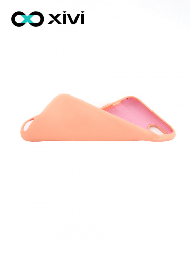 Накладка задняя Xivi для APPLE iPhone 7 8 SE2, Silicon Case, силикон, матовая, №39, цвет бежевый 6