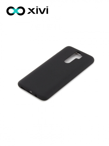 Накладка задняя Xivi для XIAOMI REDMI NOTE 8 PRO, Silicon Case, силикон, матовая, №1, цвет чёрный 3