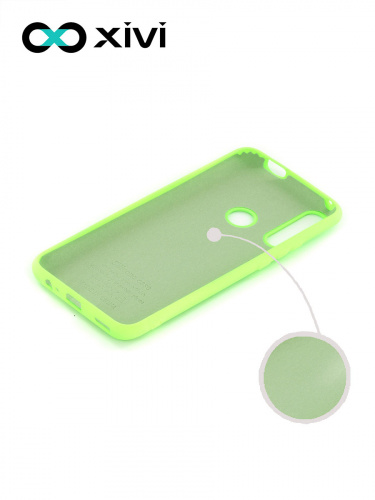 Накладка задняя Xivi для HUAWEI Y9 PRIME P SMART Z, Silicon Case, силикон, матовая, №61, цвет салатовый 2