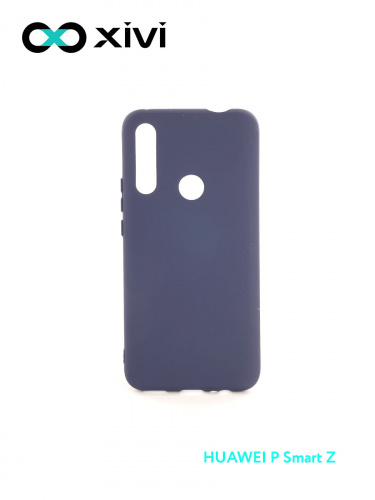 Накладка задняя Xivi для HUAWEI Y9 PRIME P SMART Z, Silicon Case, силикон, матовая, №2, цвет индиго, тёмный 1