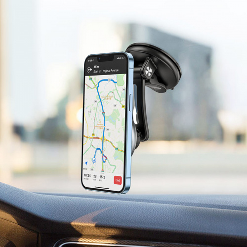 hoco-ca100-super-way-center-console-magnetic-car-holder-windshield