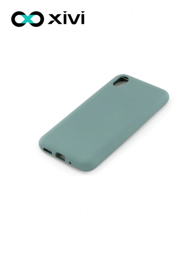 Накладка задняя Xivi для HUAWEI Y5 (2019) 8S, Silicon Case, силикон, матовая, №56, цвет зелёный 3