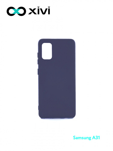 Накладка задняя Xivi для SAMSUNG Galaxy A31, Silicon Case, силикон, матовая, №2, цвет индиго, тёмный 1