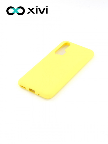 Накладка задняя Xivi для HUAWEI HONOR 20 PRO, Silicon Case, силикон, матовая, №41, цвет жёлтый 3