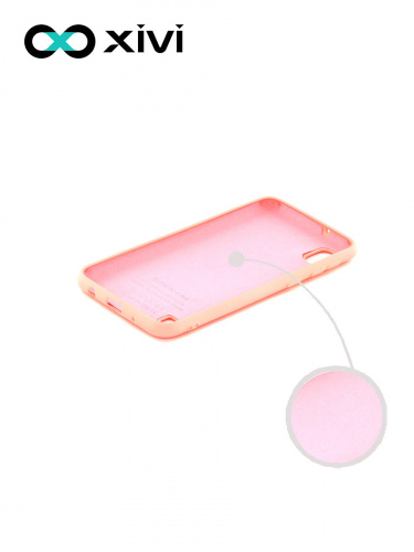 Накладка задняя Xivi для SAMSUNG Galaxy A10 A105, Silicon Case, силикон, матовая, №19, цвет розовый 2
