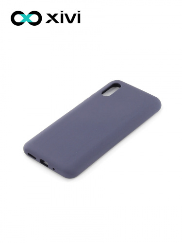 Накладка задняя Xivi для XIAOMI Redmi 9A, Silicon Case, силикон, матовая, №2, цвет индиго, тёмный 3