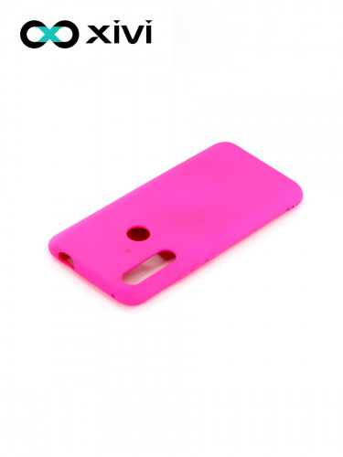 Накладка задняя Xivi для HUAWEI Y9 PRIME P SMART Z, Silicon Case, силикон, матовая, №64, цвет фуксия 4
