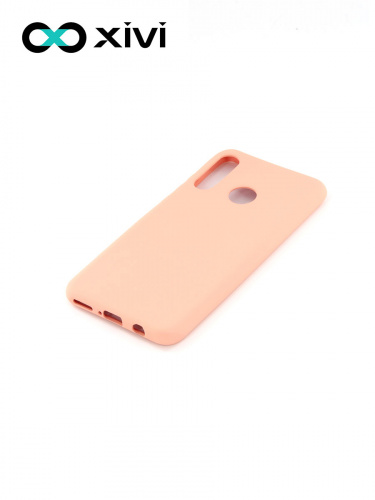 Накладка задняя Xivi для HUAWEI P30 Lite Nova 4E, Silicon Case, силикон, матовая, №39, цвет бежевый 3