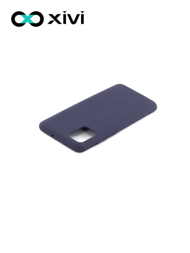 Накладка задняя Xivi для SAMSUNG Galaxy A51 5G, Silicon Case, силикон, матовая, №2, цвет индиго, тёмный 4