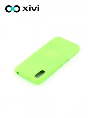 Накладка задняя Xivi для XIAOMI Redmi 9A, Silicon Case, силикон, матовая, №61, цвет салатовый 4