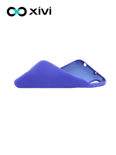 Накладка задняя Xivi для HUAWEI Y5 (2019) 8S, Silicon Case, силикон, матовая, №47, цвет синий 6