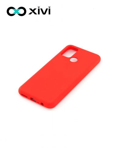 Накладка задняя Xivi для HUAWEI Honor 9A, Silicon Case, силикон, матовая, №4, цвет морковный 3
