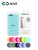 Накладка задняя Xivi для APPLE iPhone 7 8 Plus, Silicon Case, силикон, матовая, №8, цвет голубой 5