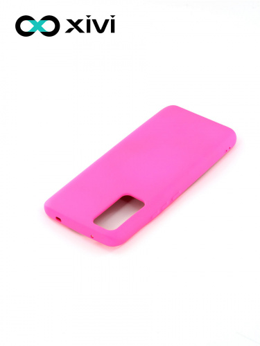 Накладка задняя Xivi для HUAWEI Honor 30 , Silicon Case, силикон, матовая, №33, цвет розовый 4