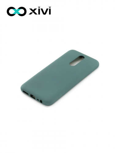 Накладка задняя Xivi для XIAOMI Redmi 8, Silicon Case, силикон, матовая, №56, цвет зелёный 3