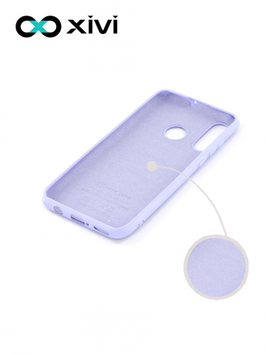 Накладка задняя Xivi для HUAWEI P30 Lite Nova 4E, Silicon Case, силикон, матовая, №11, цвет лавандовый 2