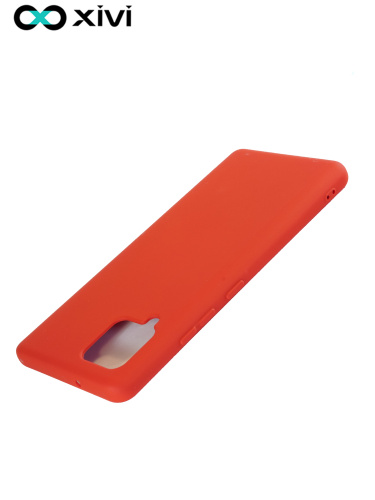 Накладка задняя Xivi для SAMSUNG  Galaxy A42, Silicon Case, силикон, матовая, №4, цвет морковный (3)