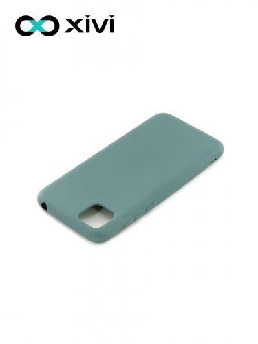 Накладка задняя Xivi для HUAWEI Y5P 2020 HONOR9S, Silicon Case, силикон, матовая, №56, цвет зелёный 4