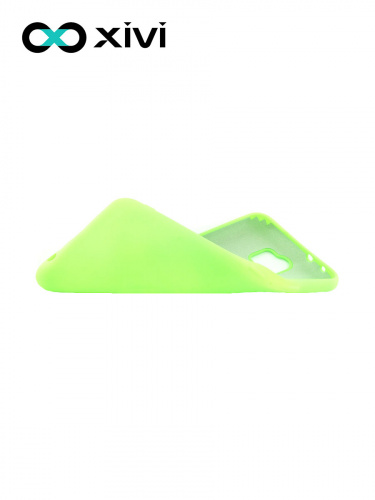 Накладка задняя Xivi для XIAOMI Redmi 9, Silicon Case, силикон, матовая, №61, цвет салатовый 6